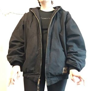 BLACK CANVAS BERNE COAT